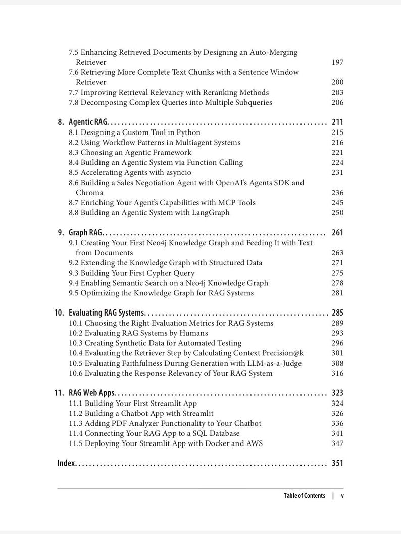 RAG with Python Cookbook: Practical Recipes from Data Preprossesing LMM Agents (2026) image 4