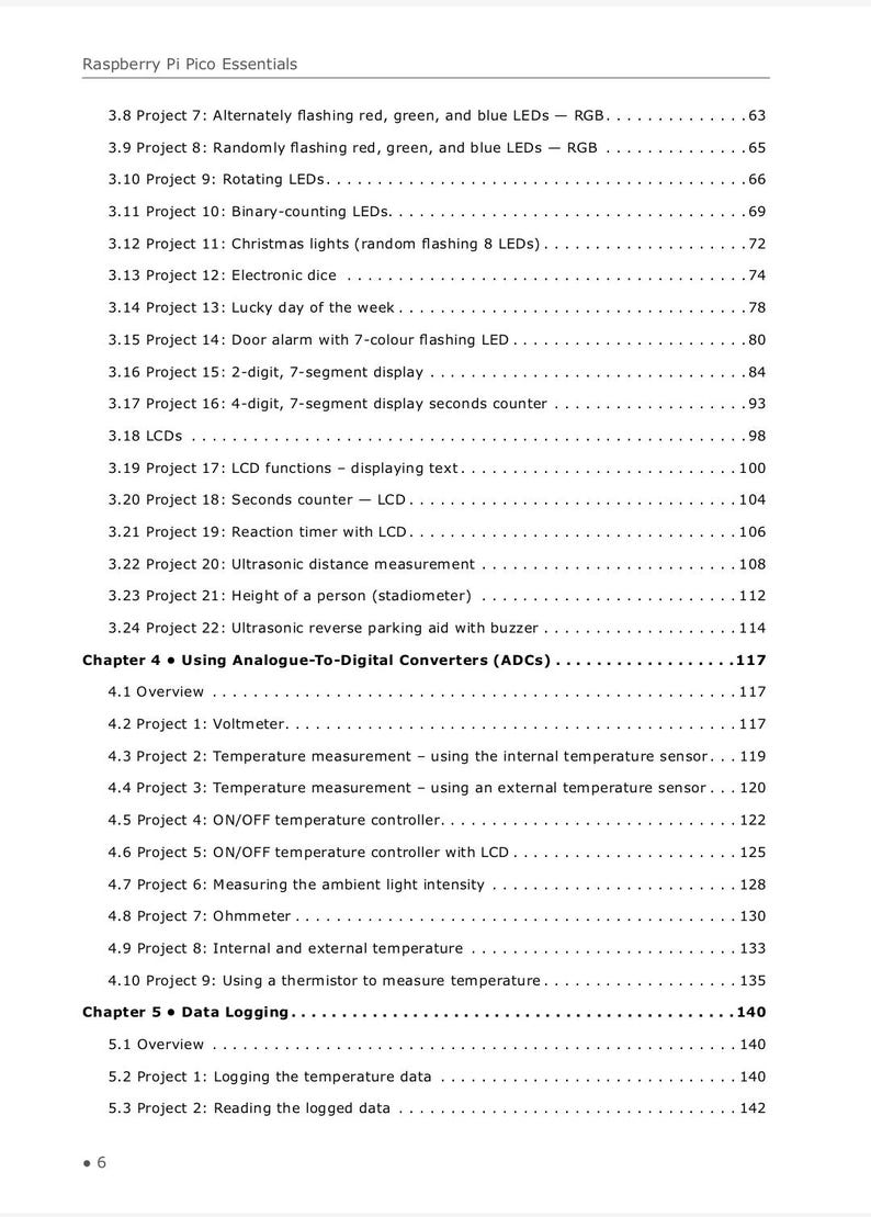 Raspberry Pi Pico Essentials: Program, Build, And Master Over 50 Projects With Micropython (2022) image 5