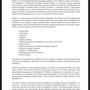 Learning Python with Raspberry Pi For Engineers (2019) image 3