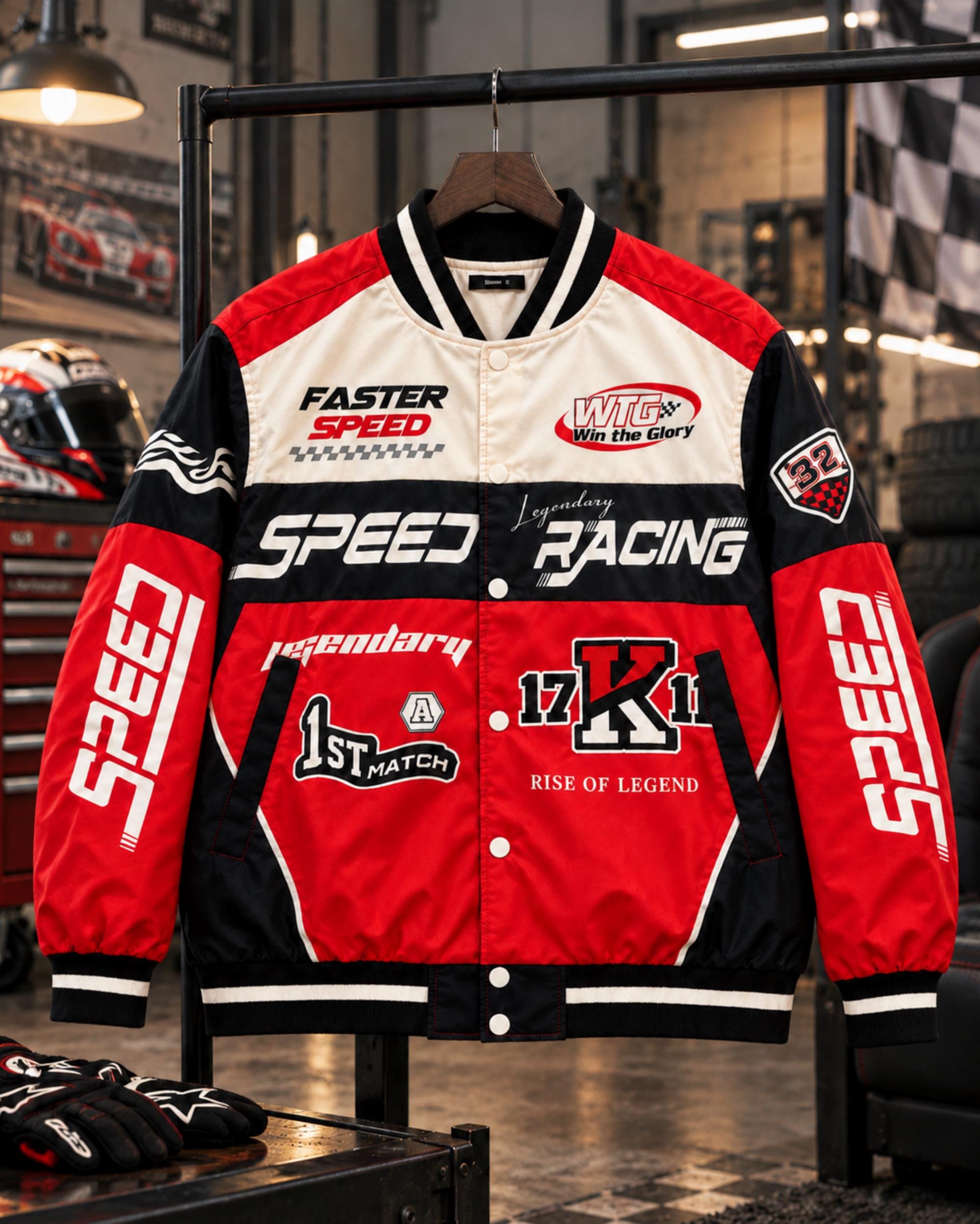 Lightning mcqueen racing jacket - Etsy 日本