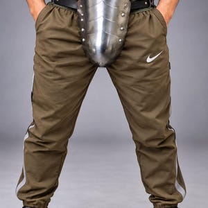 Medieval Steel Codpiece Armor, Handcrafted Groin Guard, LARP Cosplay Costume
