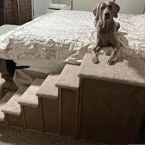 Pet steps 30" tall x 60" long 16" wide 6 step with window seat