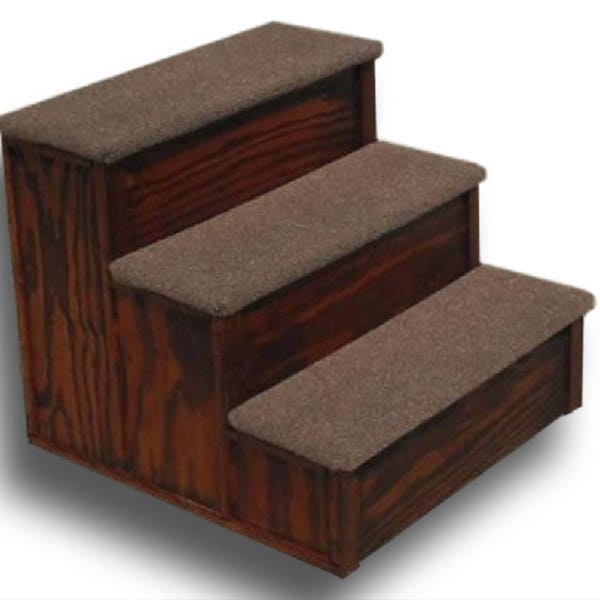 Pet Step 24" tall x 24" deep x 20" wide Wood Pet 3 Step stairs