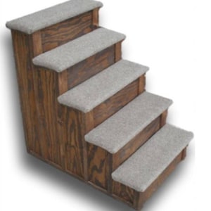 Pet Step 30" tall x 30" deep 16" wide 5 Step