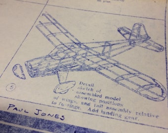 model airplane plans for sale