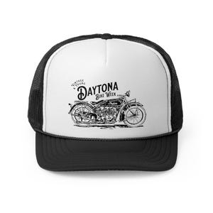 Daytona Biker Foam Trucker Hut, Motorradmütze, Bikerhut, Retro Trucker Hut