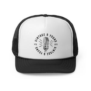 Mikrofon Trucker-Hut, Retro Schaumstoff Trucker-Hut, Country-Musik Trucker-Hut