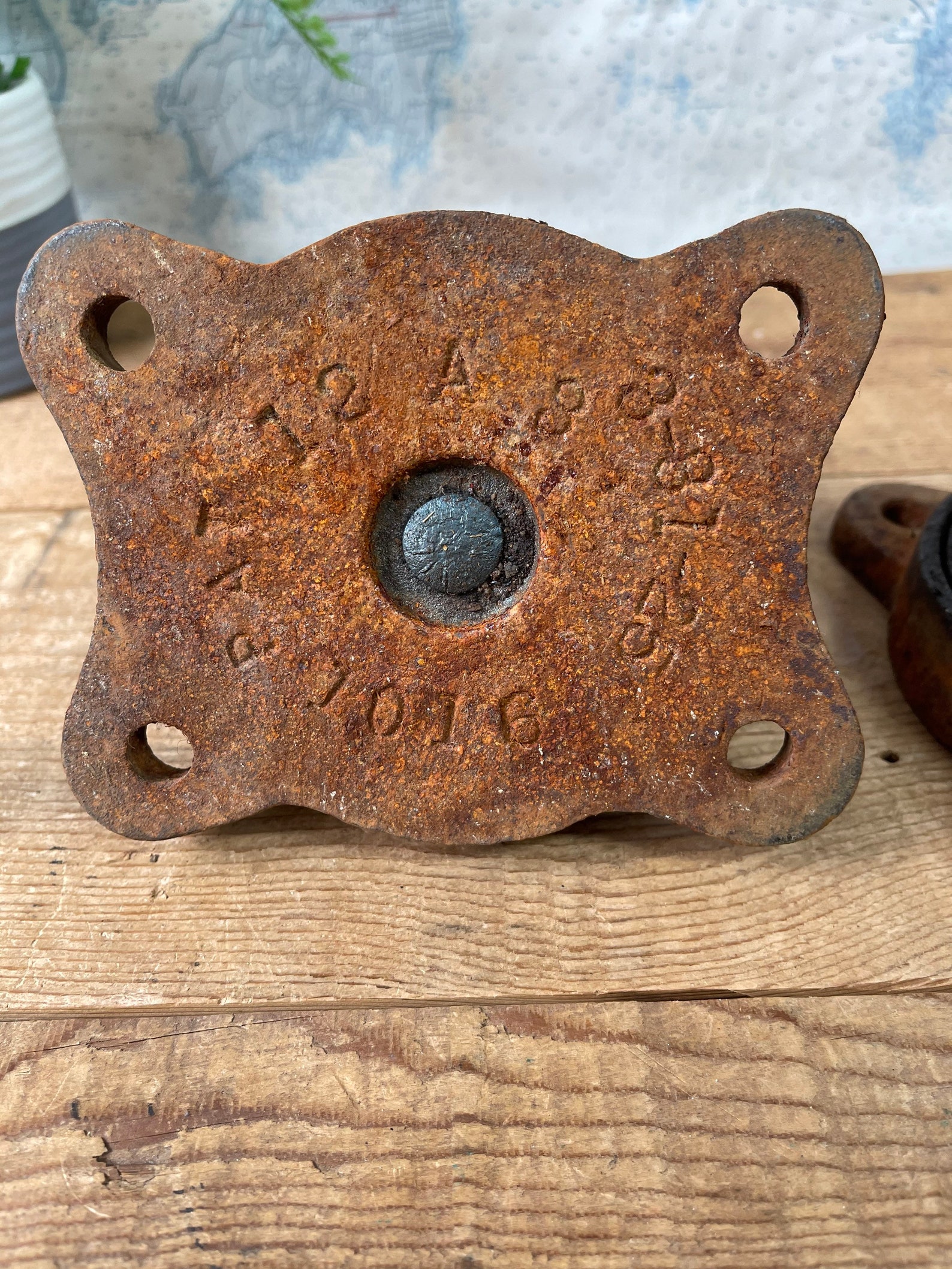 Antique Heavy Duty Steel Swivel Caster Wheels. Repurpose Wagon Etsy