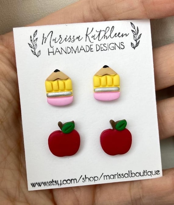 Apple for Teacher Earrings Apple for Teacher Earrings