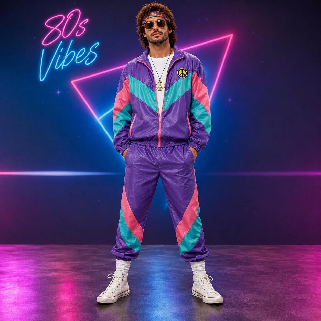 80s Neon Jumpsuit - Etsy