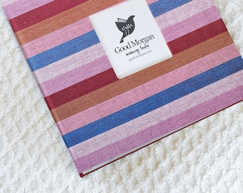 Fabric 3-Ring Binder - Colorful Stripes