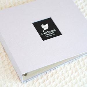 Scrapbook Album Large Personalized 12x12 Scrapbook Binder | Custom 3 Ring Photo Album - Lavender Linen