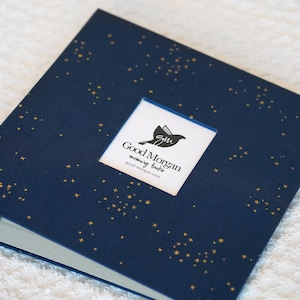 SALE - Custom 3 Ring Binder Album for Office, School Binder, Scrapbook Album, Recipes - Starry Night