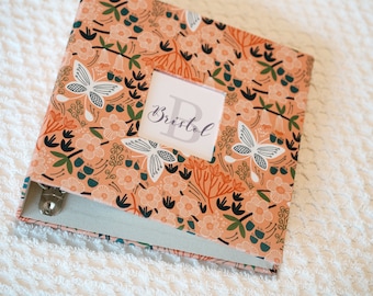 Personalized Ring Binder Album - Vintage Floral