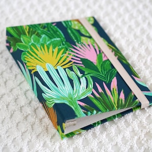 A5 Cloth 6 Ring Binder Planner Organizer  - Midnight Succulent