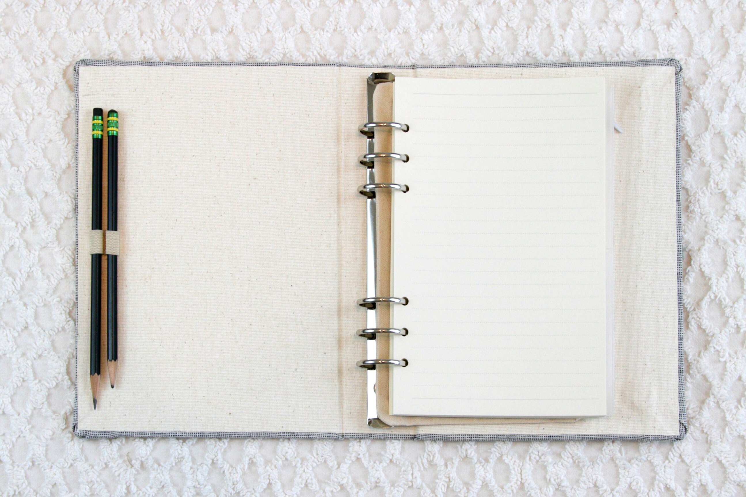 Ringbinder A5 (grey) With 4rings Mechanism