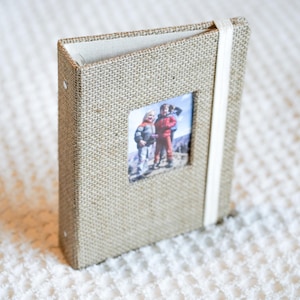 A5 Cloth 6 Ring Binder Planner Organizer - Natural Burlap