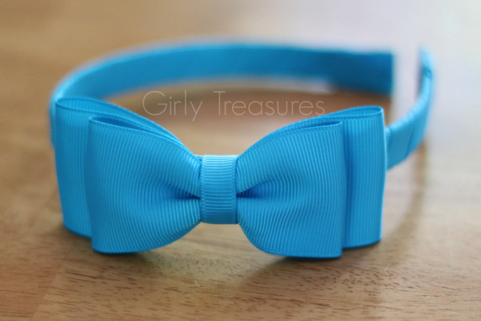 Mustard Bow Headband. Girls Bow Headband. Bow on Plastic Etsy