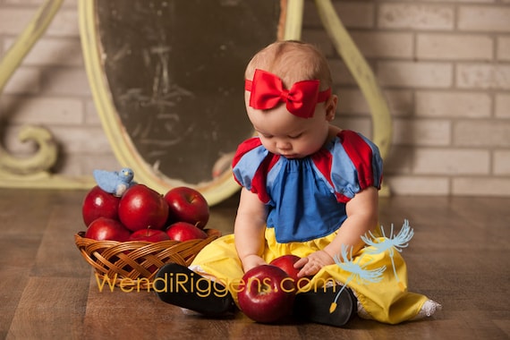 Diadema De Arco Blanconieves Diadema Blanca De Nieve Roja Etsy