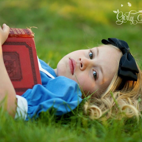 Alice in Wonderland Black Headband. Alice Headband.  Satin Black Headband. Teens Headband. Girl Headband. Women Headband.