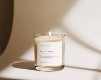 Modern Candle Label Template | Editable Canva Template