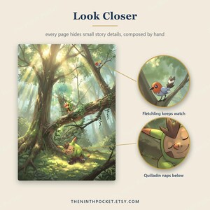 Chespin 087/086 Chaos Rising-inspirerad utökad konst | Pärm med 9 fickor | Forest TCG-kortdisplay | Utskrivbar digital nedladdning bild 8