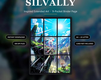 Silvally 095/084 Inspired Extended Art | 9 stron segregatora kieszonkowego | Stojak na karty TCG | Wersja cyfrowa do pobrania