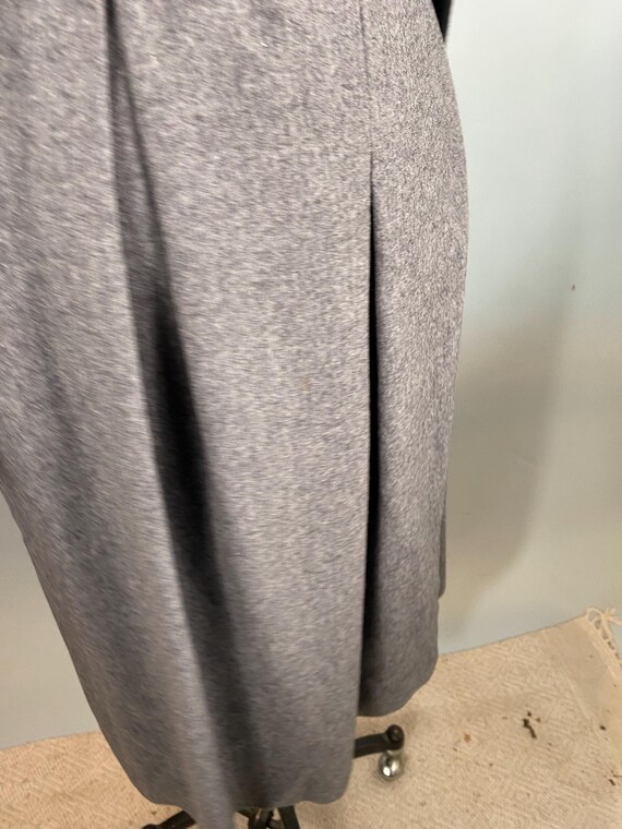 Vintage Pendleton Gray Fully Lined Pleated Wool S… - image 4