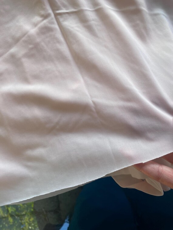 Volup Soft Pink Vintage Silky Button Front Nightg… - image 8