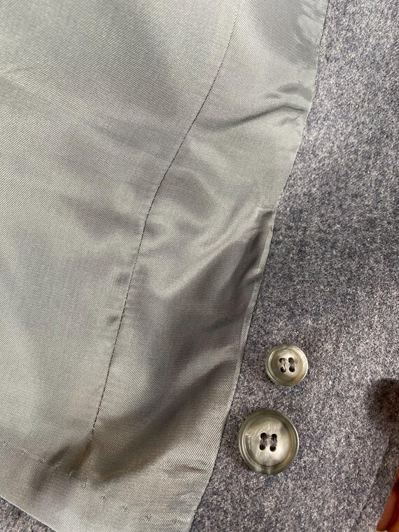 Vintage Pendleton Gray Fully Lined Pleated Wool S… - image 15