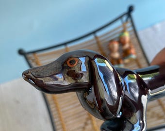 Vintage MidCentury 1950’s Daschund Wiener Dog Salt & Pepper Shaker