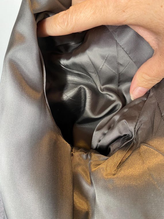 Vintage Pendleton Gray Fully Lined Pleated Wool S… - image 17