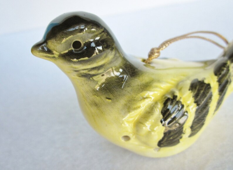 Vintage Bird Figurine Potpourri Holder Hanging Bird Ornament Etsy