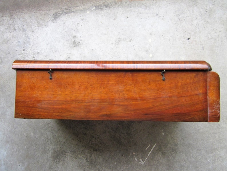 Antique Empty Wooden Clock Case Made In Germany Hanging Etsy