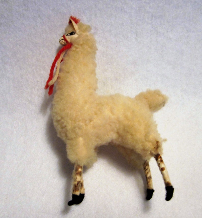 Peruvian Alpaca Toy Antique Llama Toy Alpaca Stuffed Toy Etsy