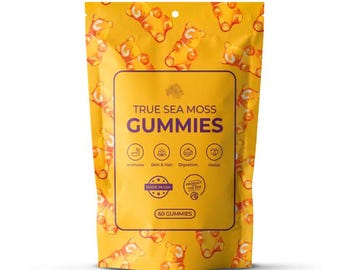 Sea Moss Gummies with Irish Sea Moss, Bladderwrack & Burdock Root | Superfood for Immune Support, Energy and Digestion