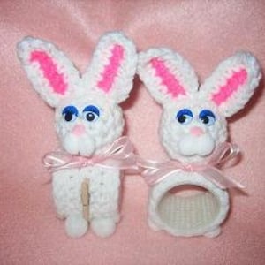 Bunny Napkin Rings and Place Setting