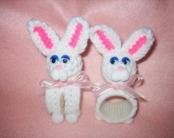 Bunny Napkin Rings and Place Setting