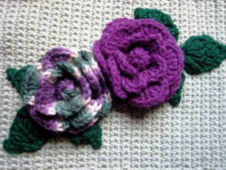 Rose Table Runner Crochet Pattern Etsy