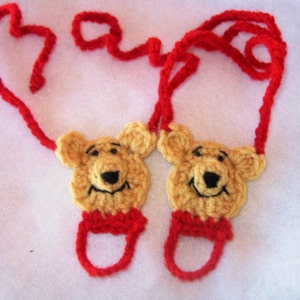 Crochet Pattern, Teddy Bear, Barefoot Sandals