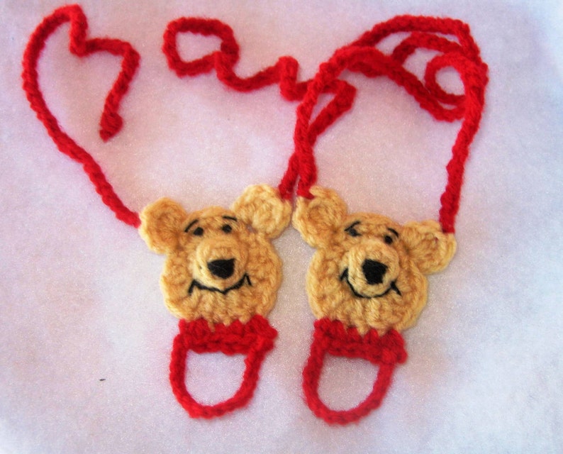 Crochet Pattern, Teddy Bear, Barefoot Sandals image 1