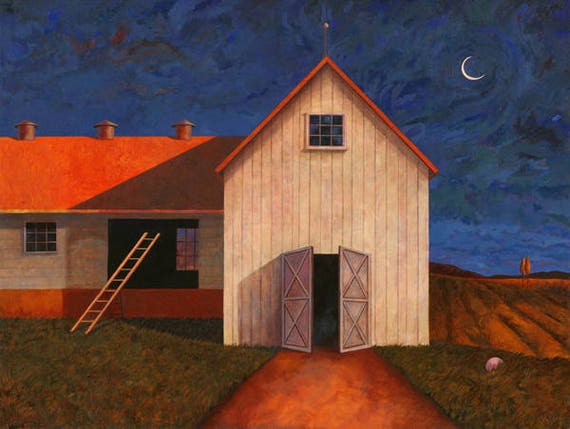 Tobacco Barn III Crescent Moon