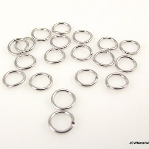 100 Imitation Nickel Plated Jump Rings, 22ga, 5 mm OD, Antiqued Silver Jumpring Connector Links