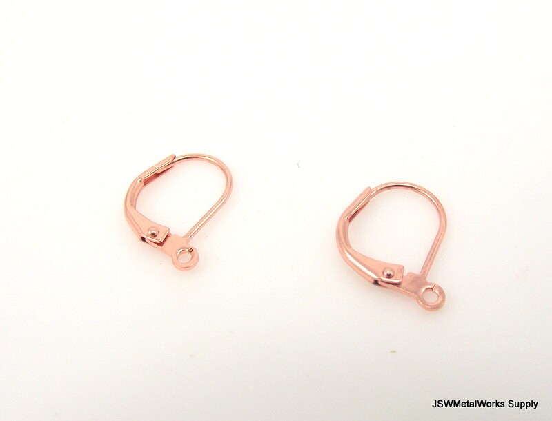 Bulk Copper Leverback Ear Wire Copper Earwire 10mm X 8mm 50 - Etsy
