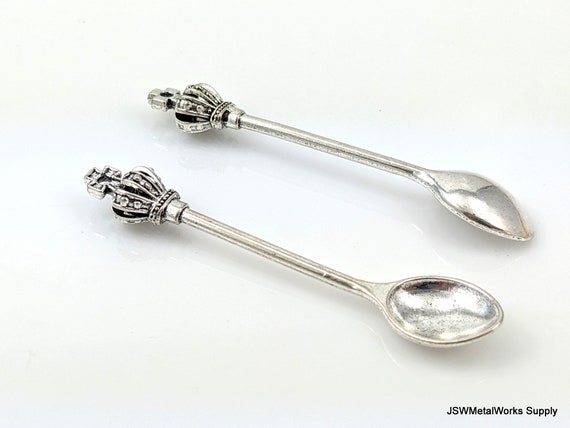 3-D Measuring Spoons Charm Sterling Silver, Made in the USA 3-D Measuring Spoons Charm Sterling Silver, Made in the USA