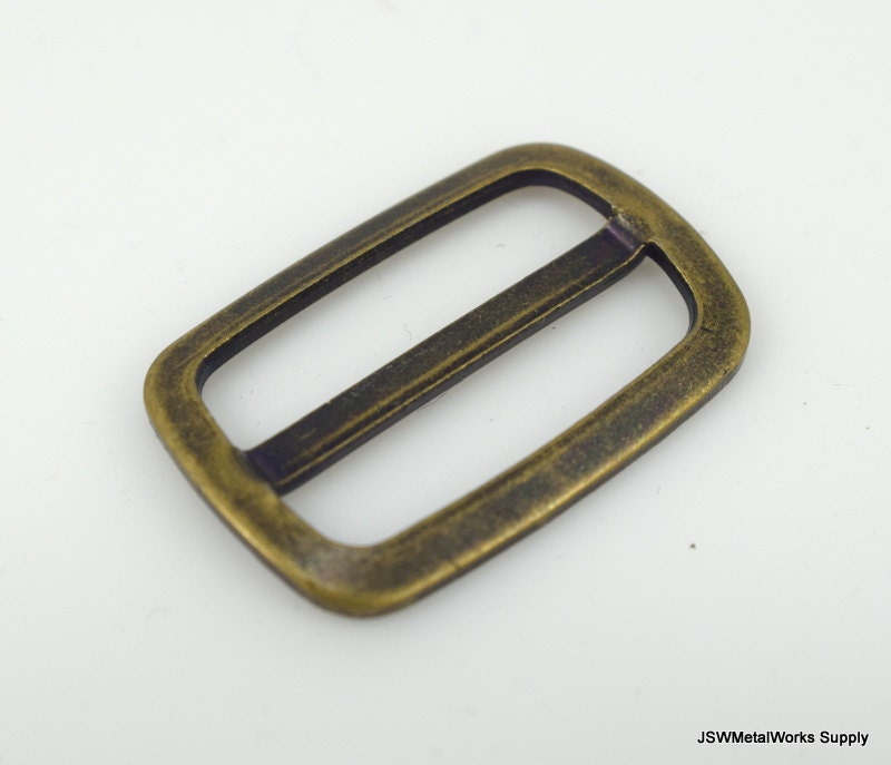 H Brass Gold Adjustable Slide Belt Buckle Amazon.com: CooBigo 25 Pack 1 Inch Metal Adjustable Slide  main image 4