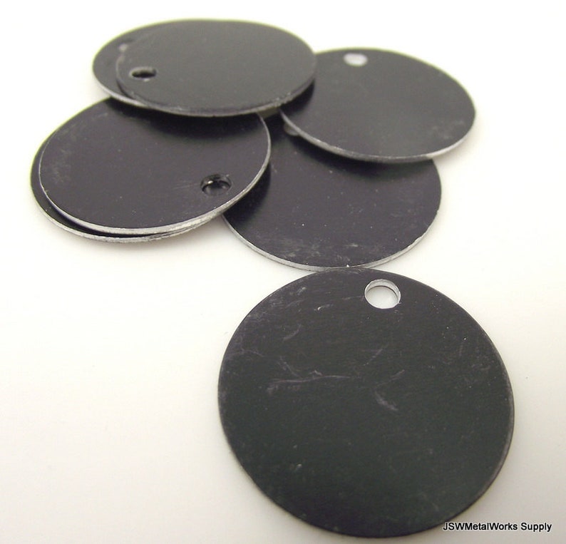 20 1 Inch Aluminum Tags, Economical Large Round Disc Tags for Stamping ...