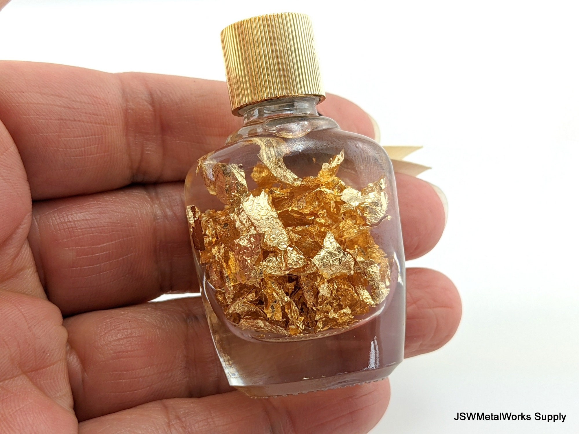Gold Flake Bottles  Authentic Brazilian Gold Flakes – Sluiceboy