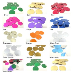 Round Blanks, Disc Blanks, Hand Stamping Blanks, Metal Blanks