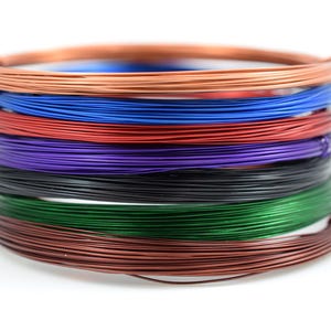 Fil d'aluminium de calibre 18, aluminium rond coloré de calibre 18 pour travaux manuels et emballage de fil métallique ou fabrication de masques